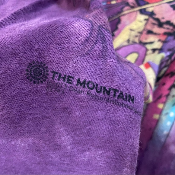 The Mountain 2013 Purple Humane Society SPCA Cat Graphic Tee Size M - Picture 3 of 6
